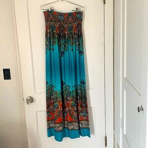 Beautiful elastic top summer dress